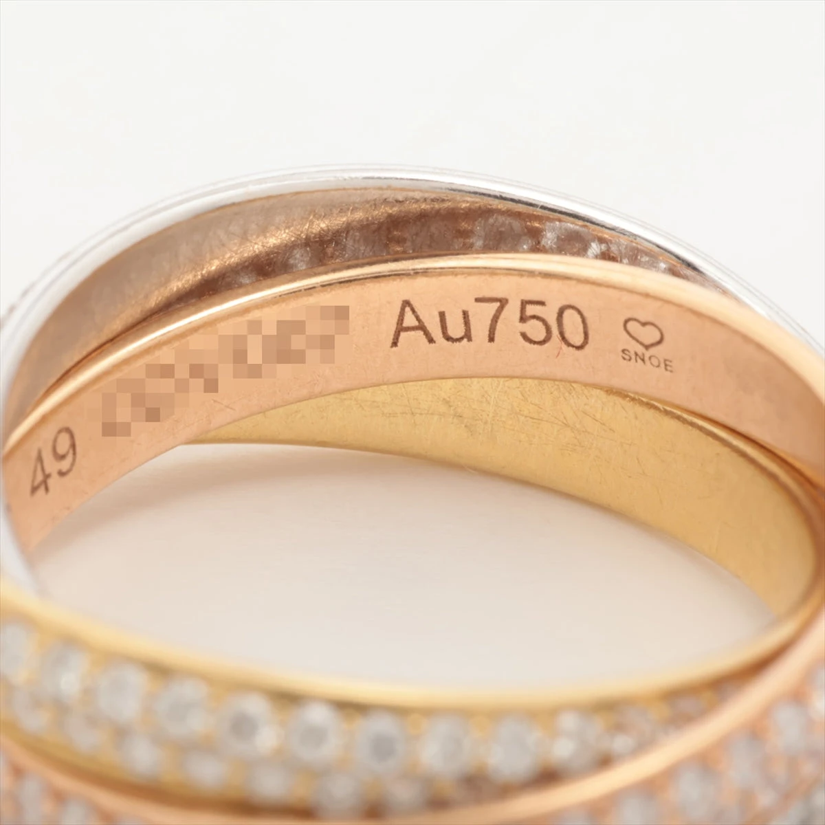 カルティエ トリニティ Au750 リング 7.5号 楽天市場】カルティエ トリニティ リング 指輪 750 7号 Cartier