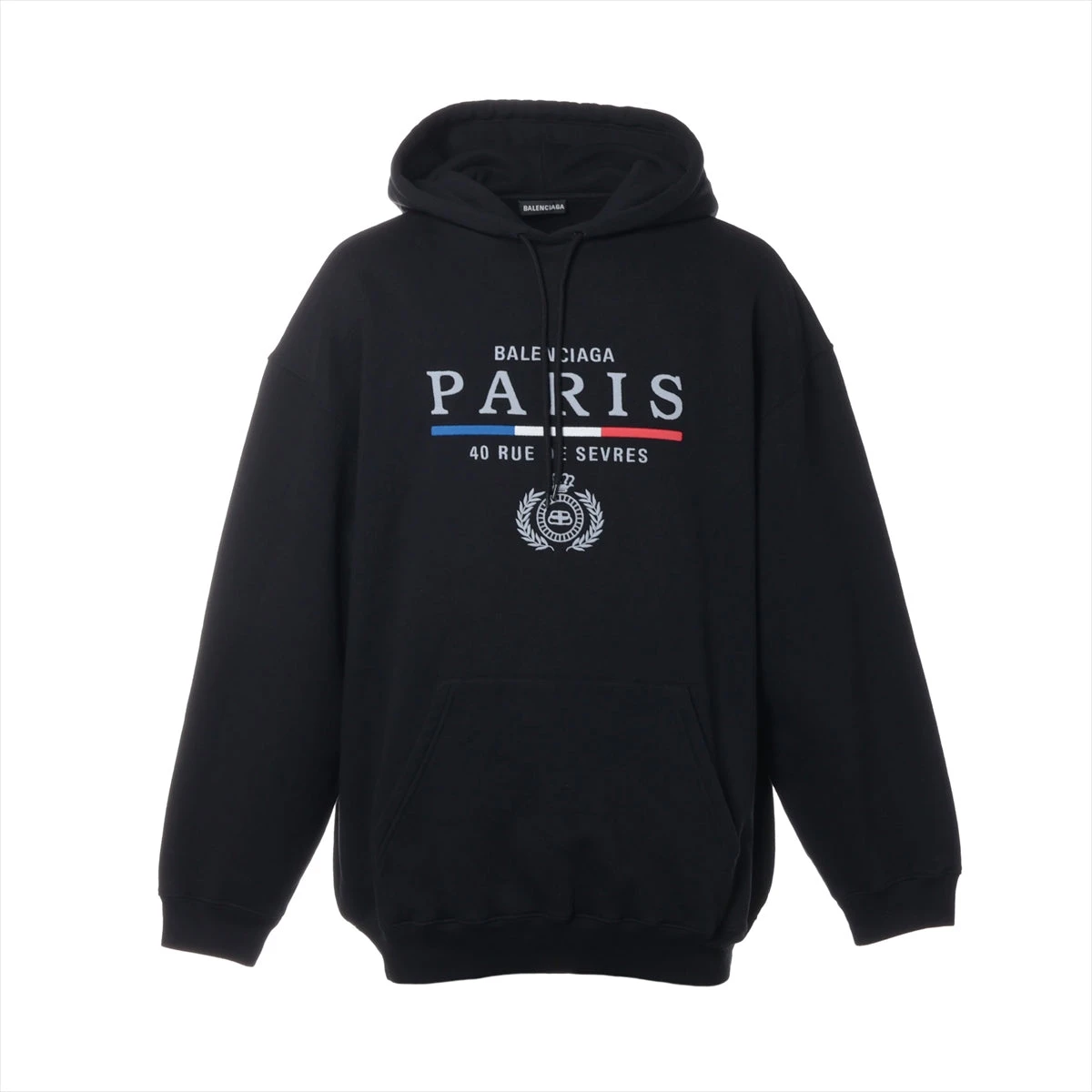 BALENCIAGA ブラック パーカーXL