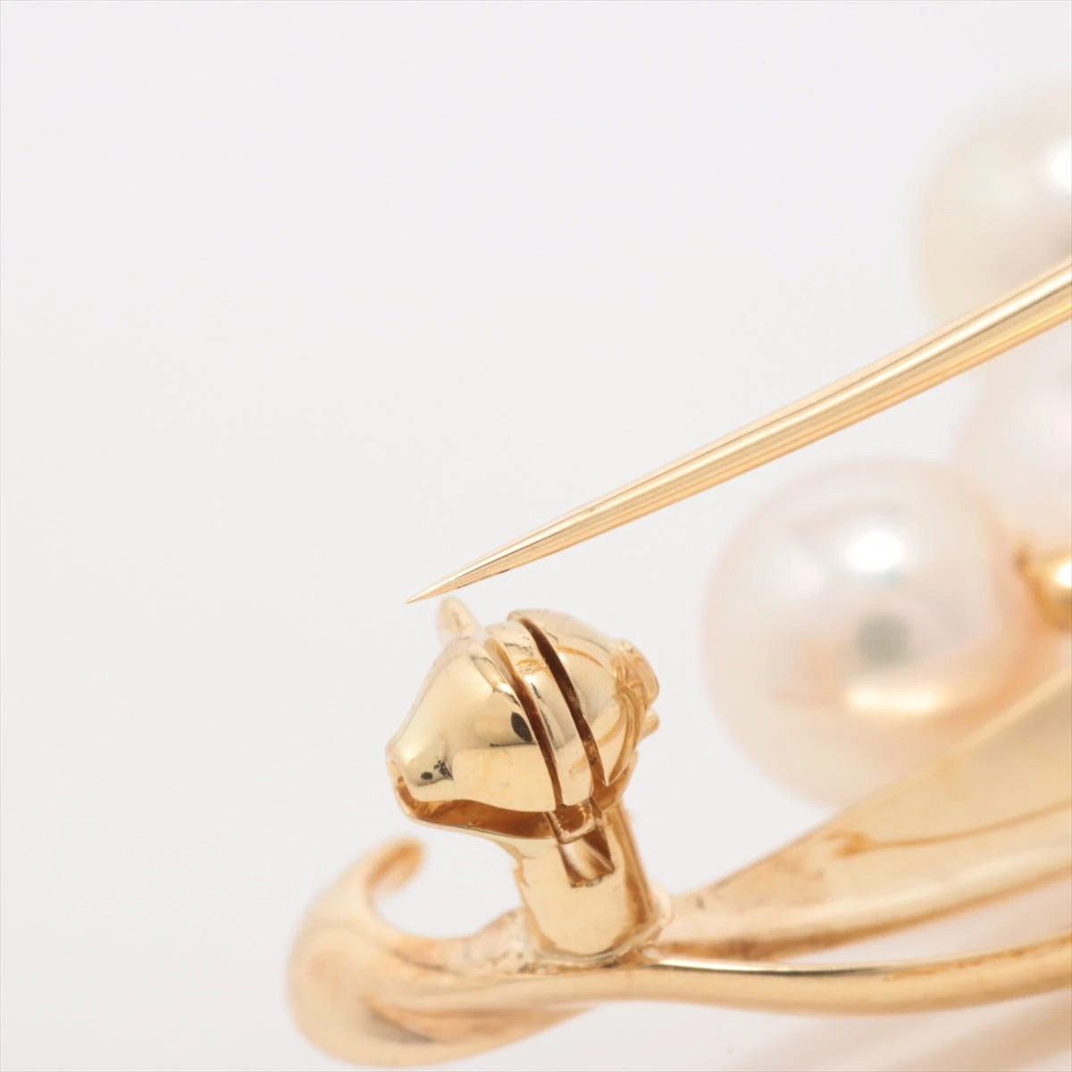 MIKIMOTO ミキモト パール 真珠 ダイヤモンド ピンブローチ