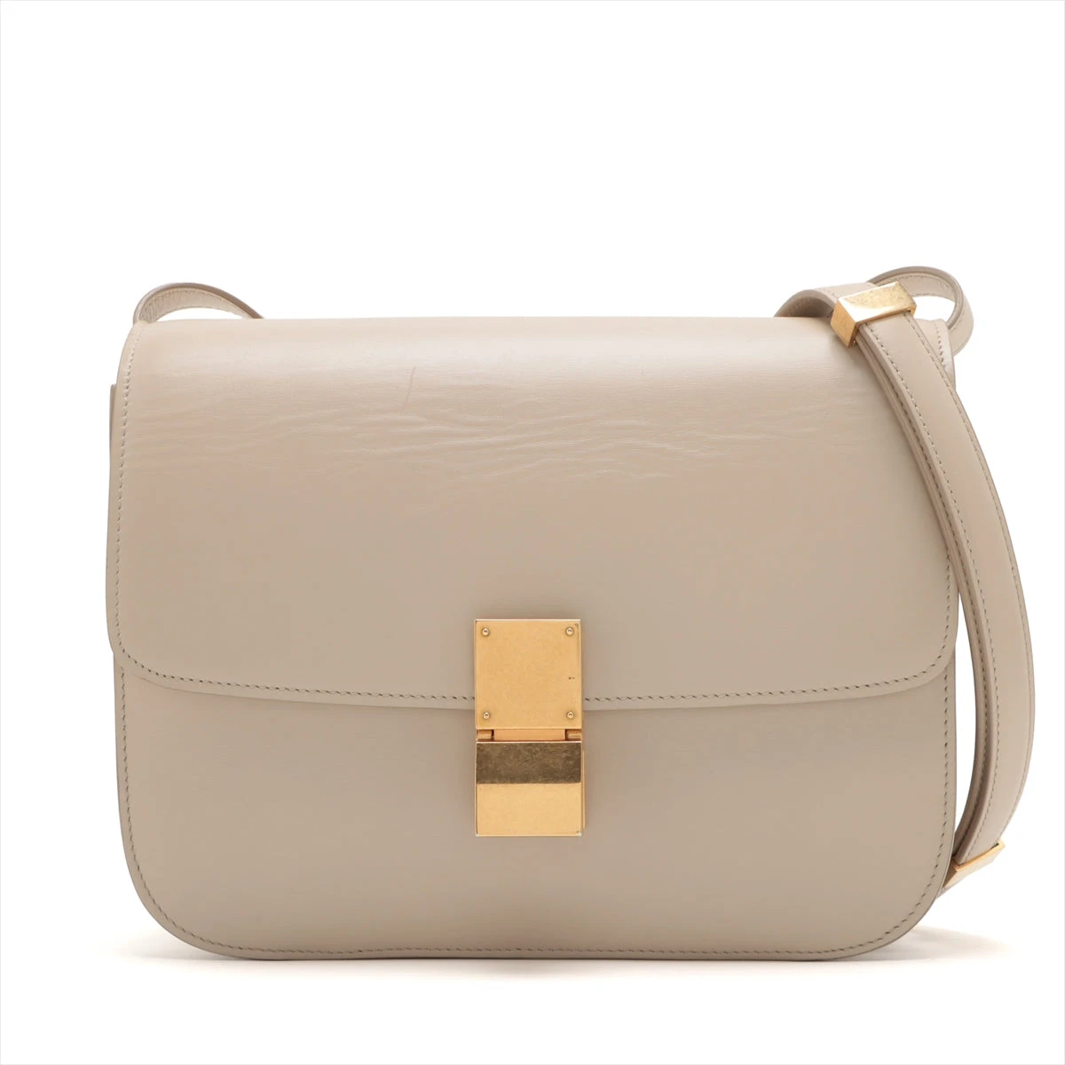 【CELINE】セリーヌ★classicbox★クラシックボックス★ベージュ 一生モノバッグ！『CELINE(セリーヌ)』CLASSIC BOX(クラッシック