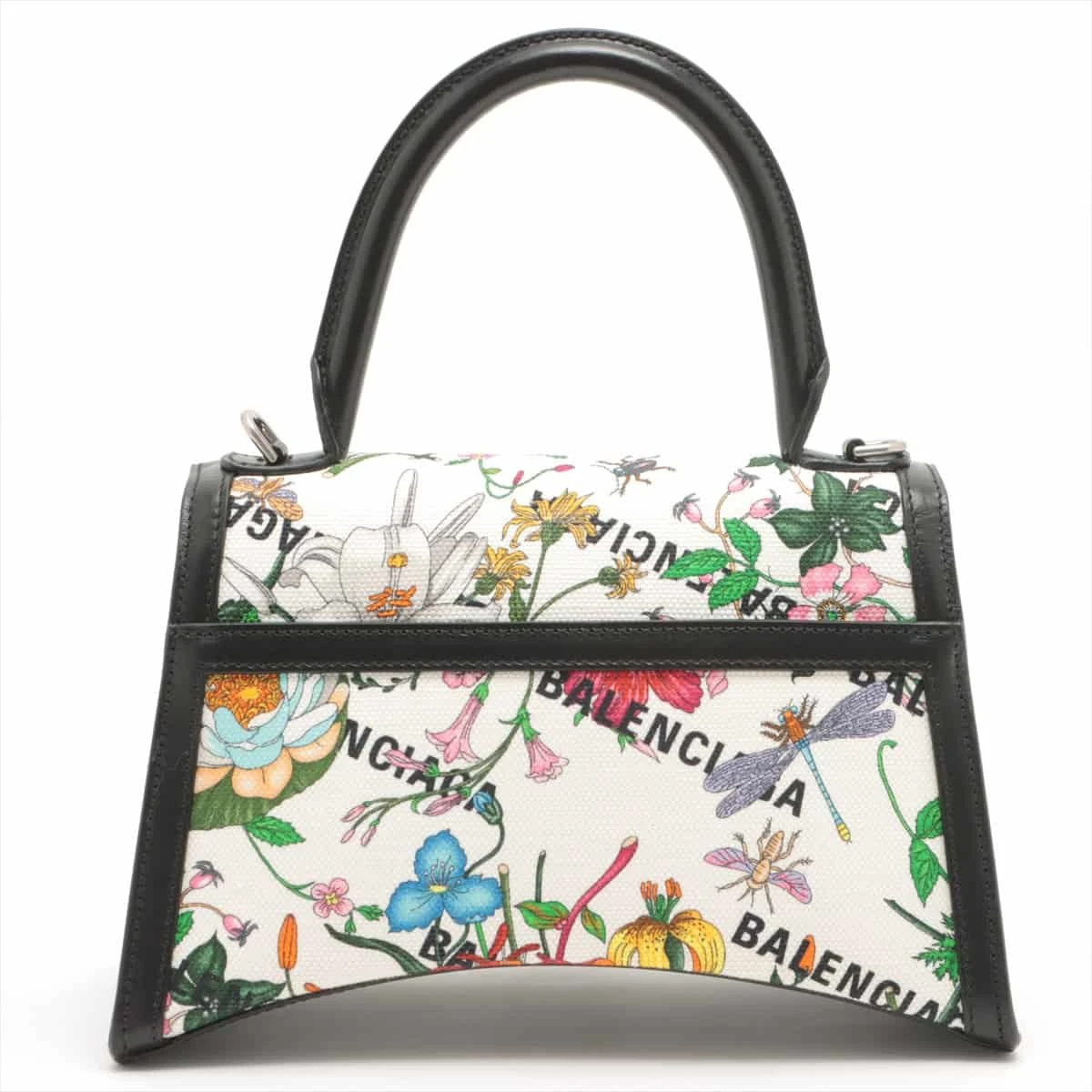 グッチ×バレンシアガ フローラ アワーグラス キャンバス×レザー 2WAY