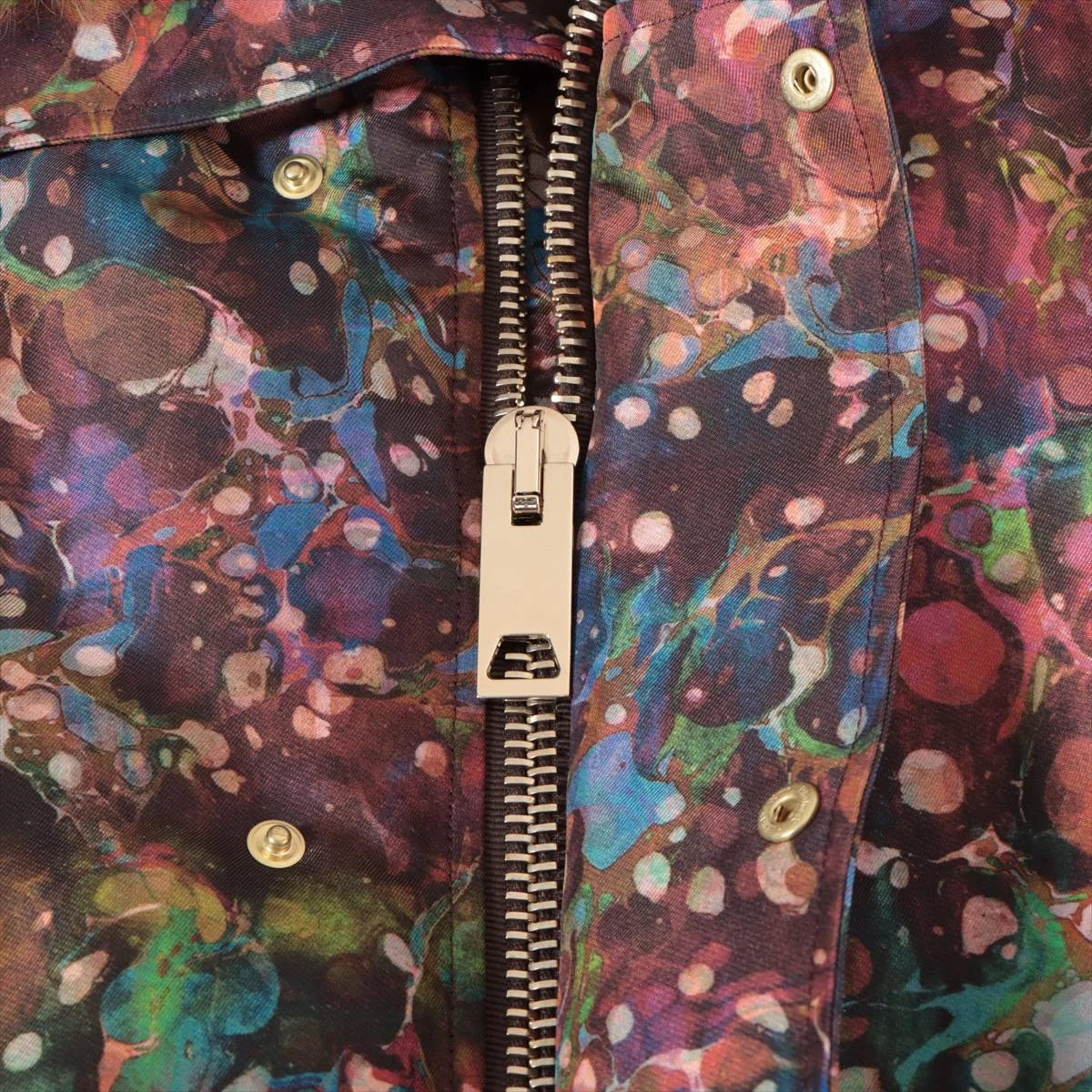 Paul Smith ライダースダウンジャケット ポールスミス ポリエステル ダウンジャケット L メンズ マルチ
