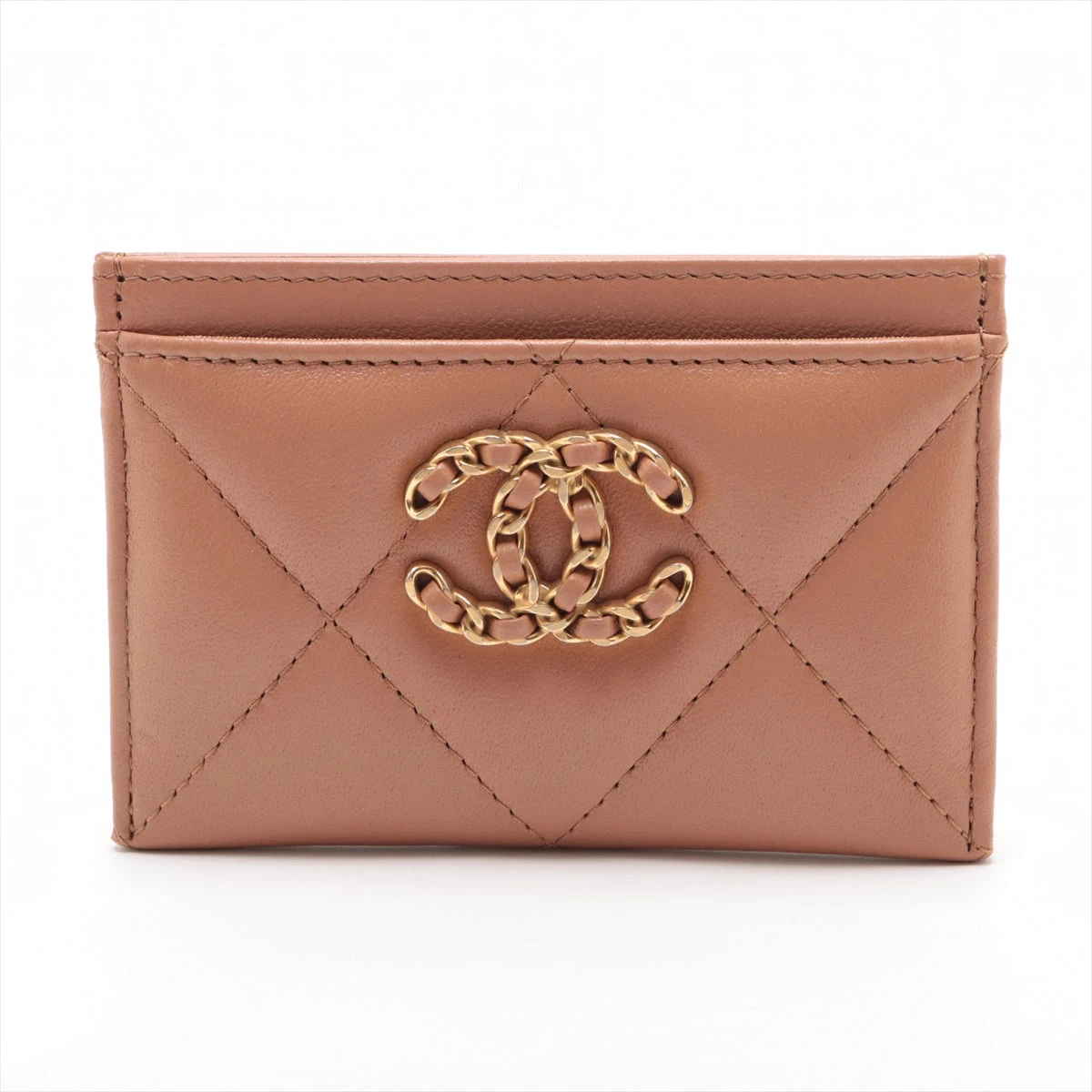 【ロゴとpastelcolorが可愛い♡】CHANEL カードケース ロゴがおしゃれ】CHANEL CHANEL 19 カードケース