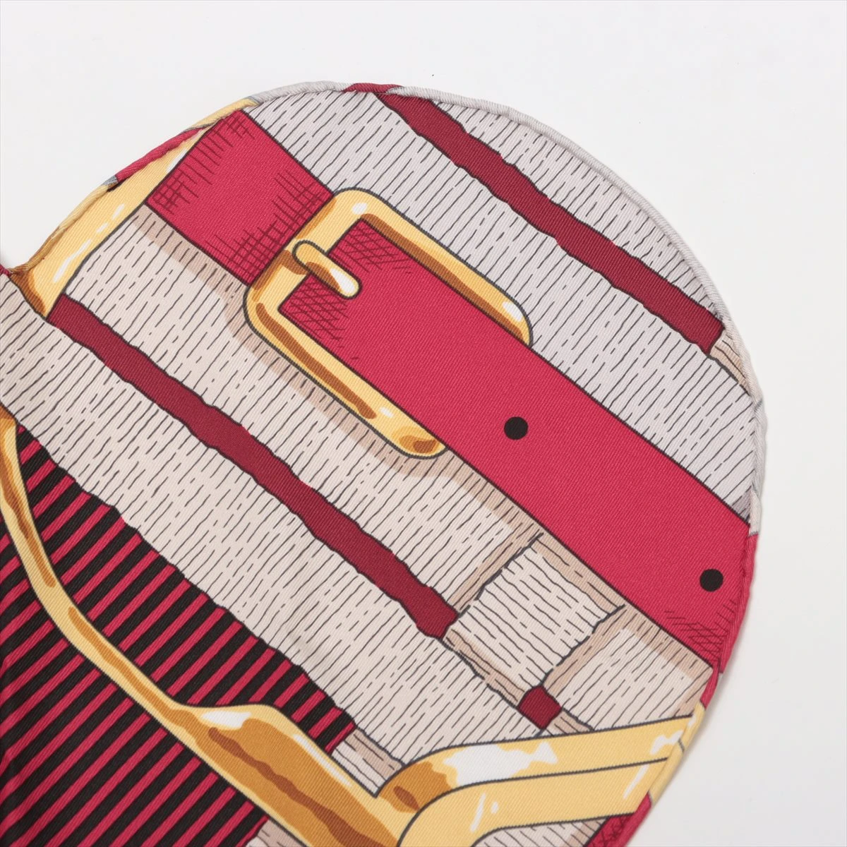 エルメス スカーフ シルク レッド ハート型 ポケットチーフ A2798030