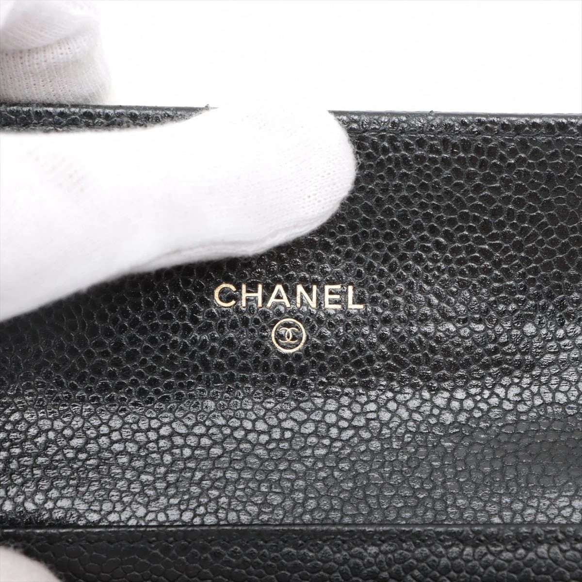 シャネル ボーイシャネル キャビアスキン コインケース ブラック ゴールド金具 CHANEL シャネル コインケース BOY ボーイシャネル A80602