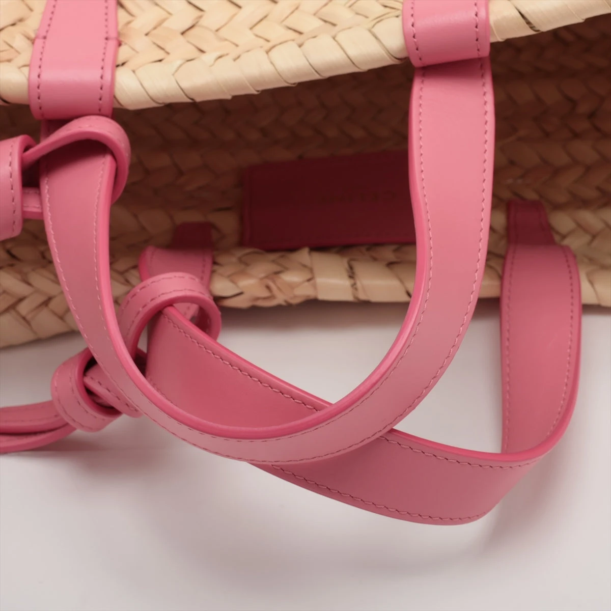 セリーヌ　かごバッグ　ピンク CELINE セリーヌ ティーントリオンフ クラシック パニエ かご