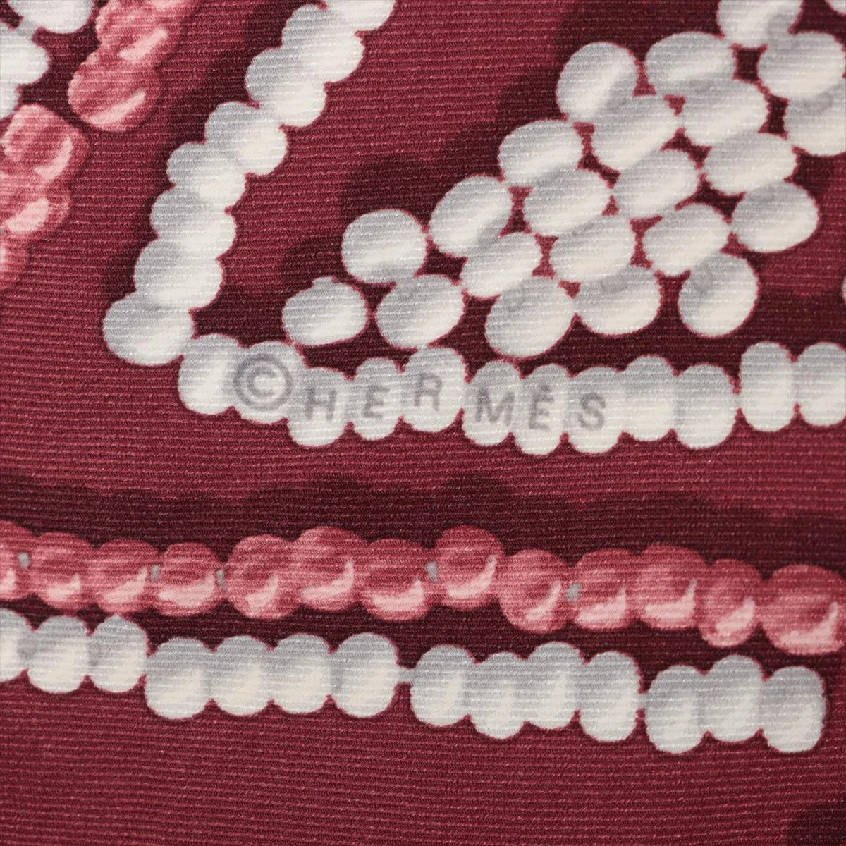 エルメス カレ70 KELLY EN PERLES 真珠でできているケリー