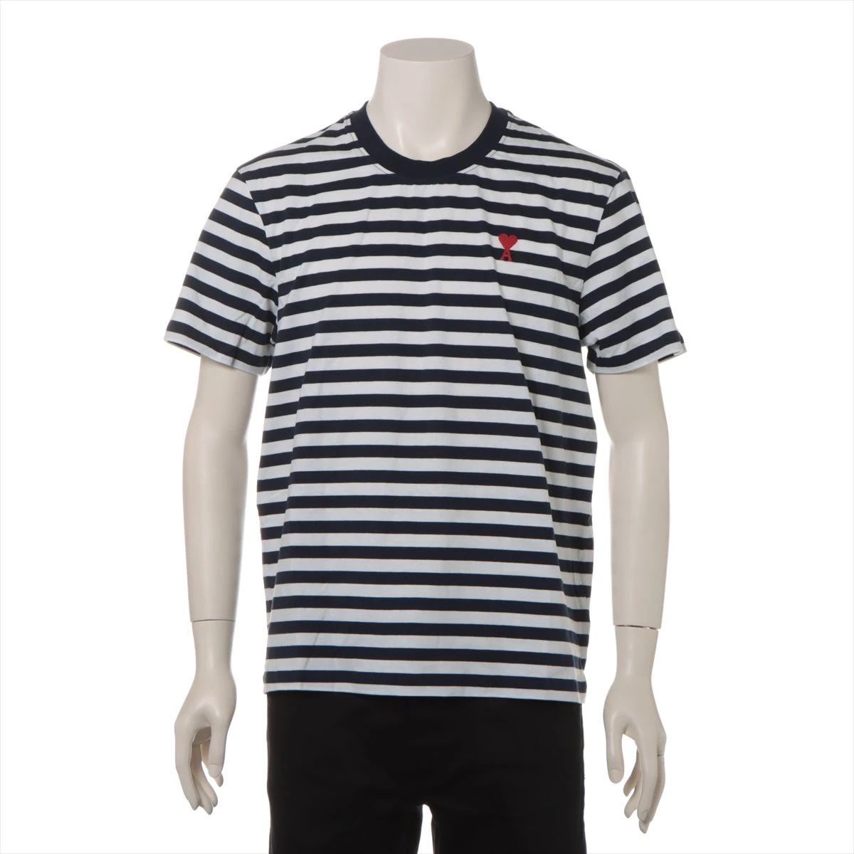 アミ アレクサンドル マテュッシ コットン Tシャツ L メンズ ブルー