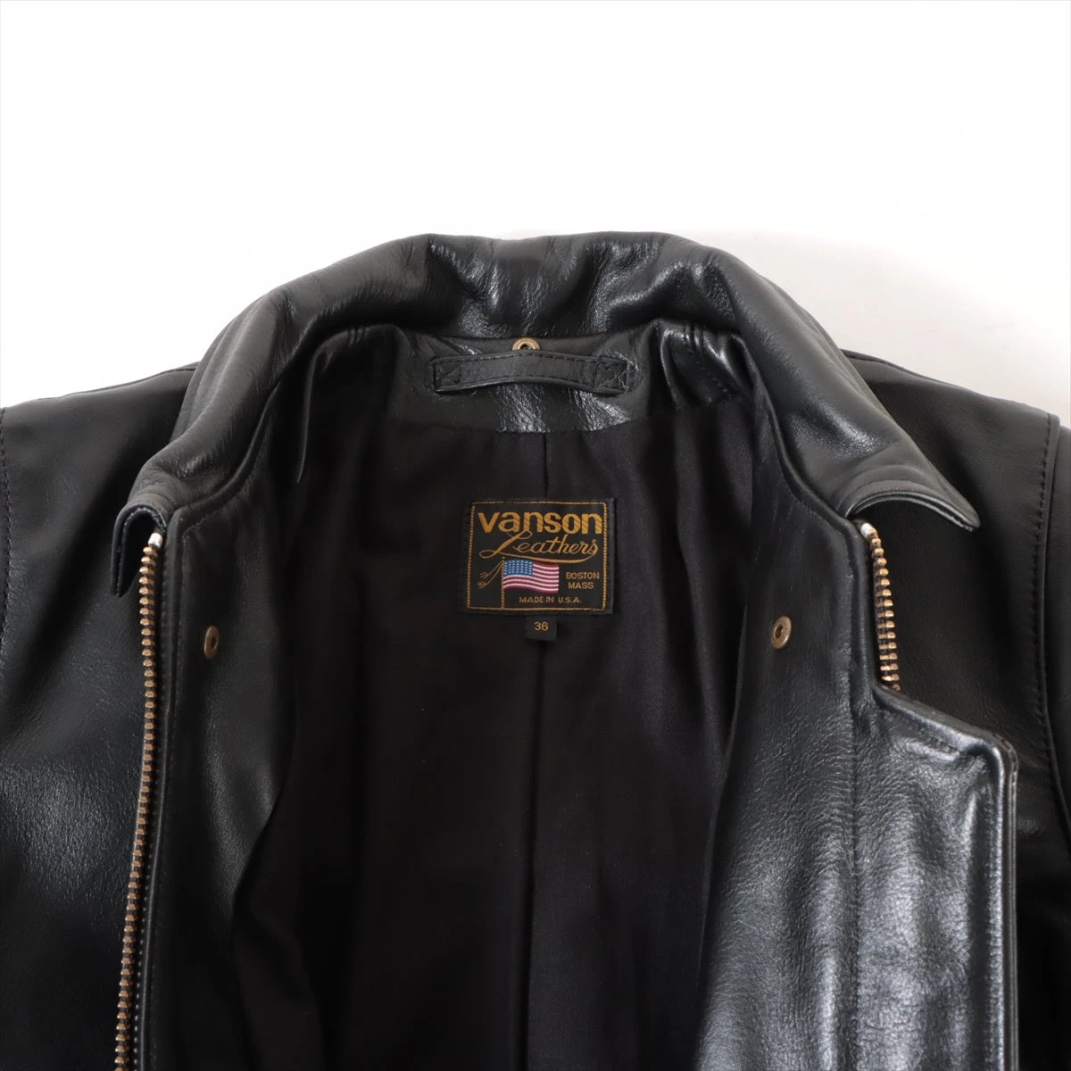 ブラックトップモーターサイクル×バンソンスエードrjpライダースサイズ36別注 楽天市場】【 vanson / バンソン 】 C2C2D LEATHER RIDERS