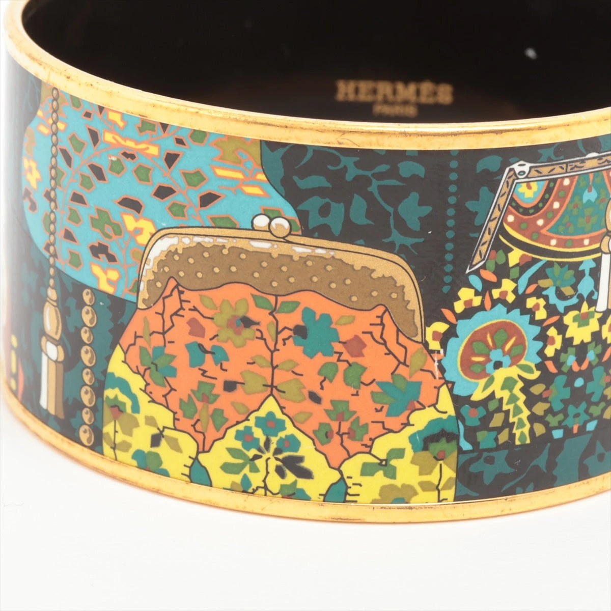 エルメス　アタメ　バングル　美品 エルメス エマイユTGM バングル GP AP070745｜中古ブランド品