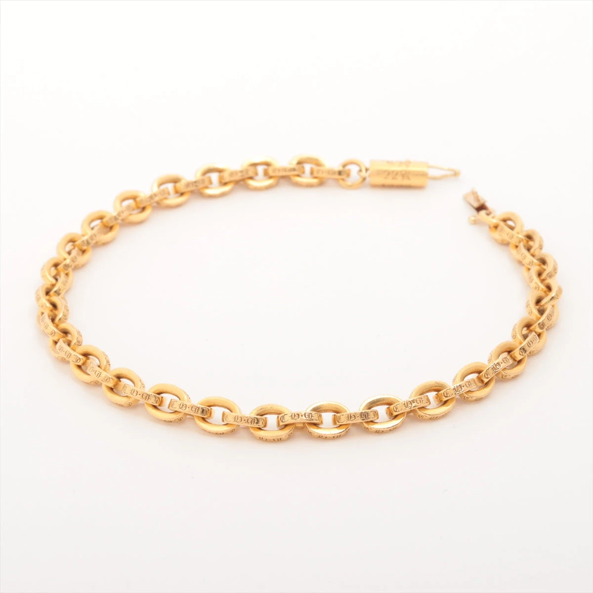 クロムハーツ ペーパーチェーン 8インチ ブレスレット 22K×14K