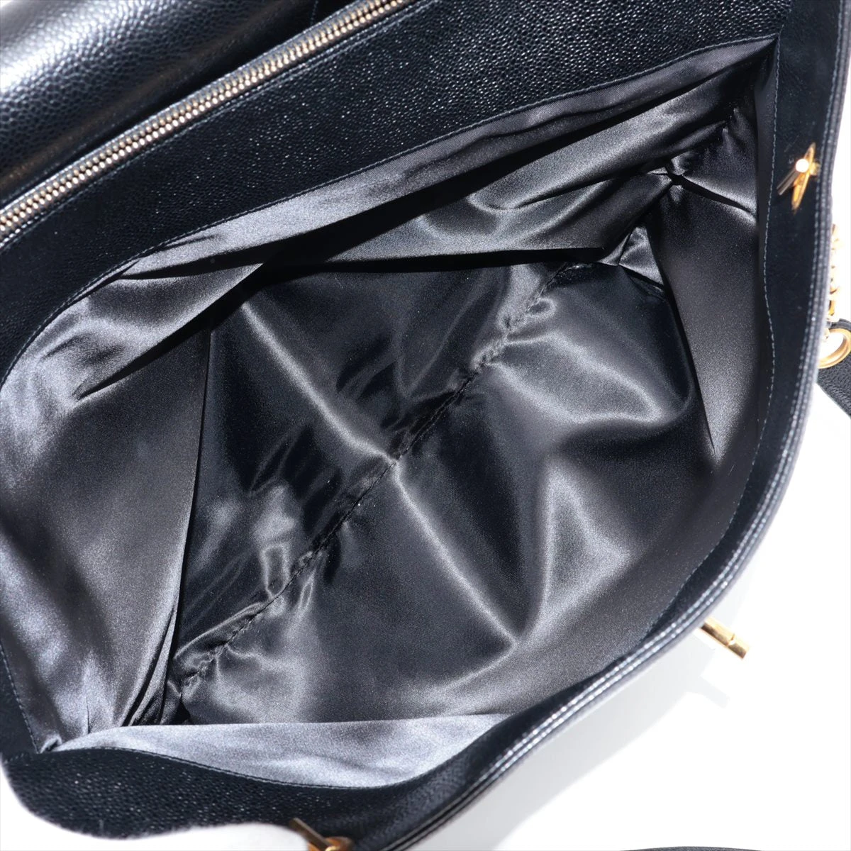美品✨ CHANEL スーパーモデル トートバッグ キャビアスキン ブラック CHANEL シャネル トートバッグ スーパーモデルバッグ ブラック