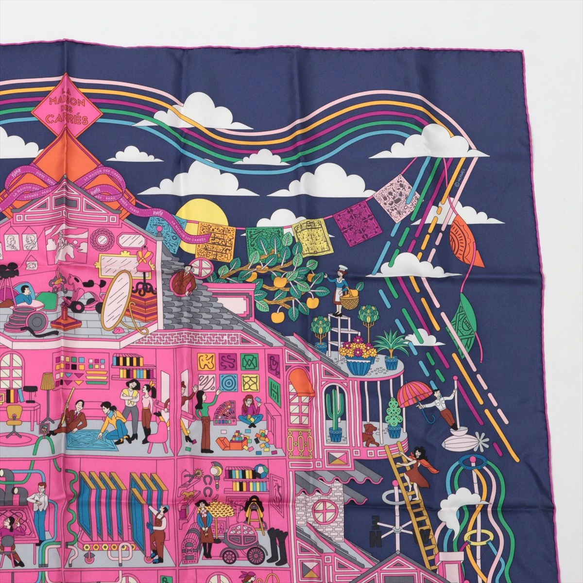 エルメス カレ90 La Maison des Carres メゾンデカレ スカーフ