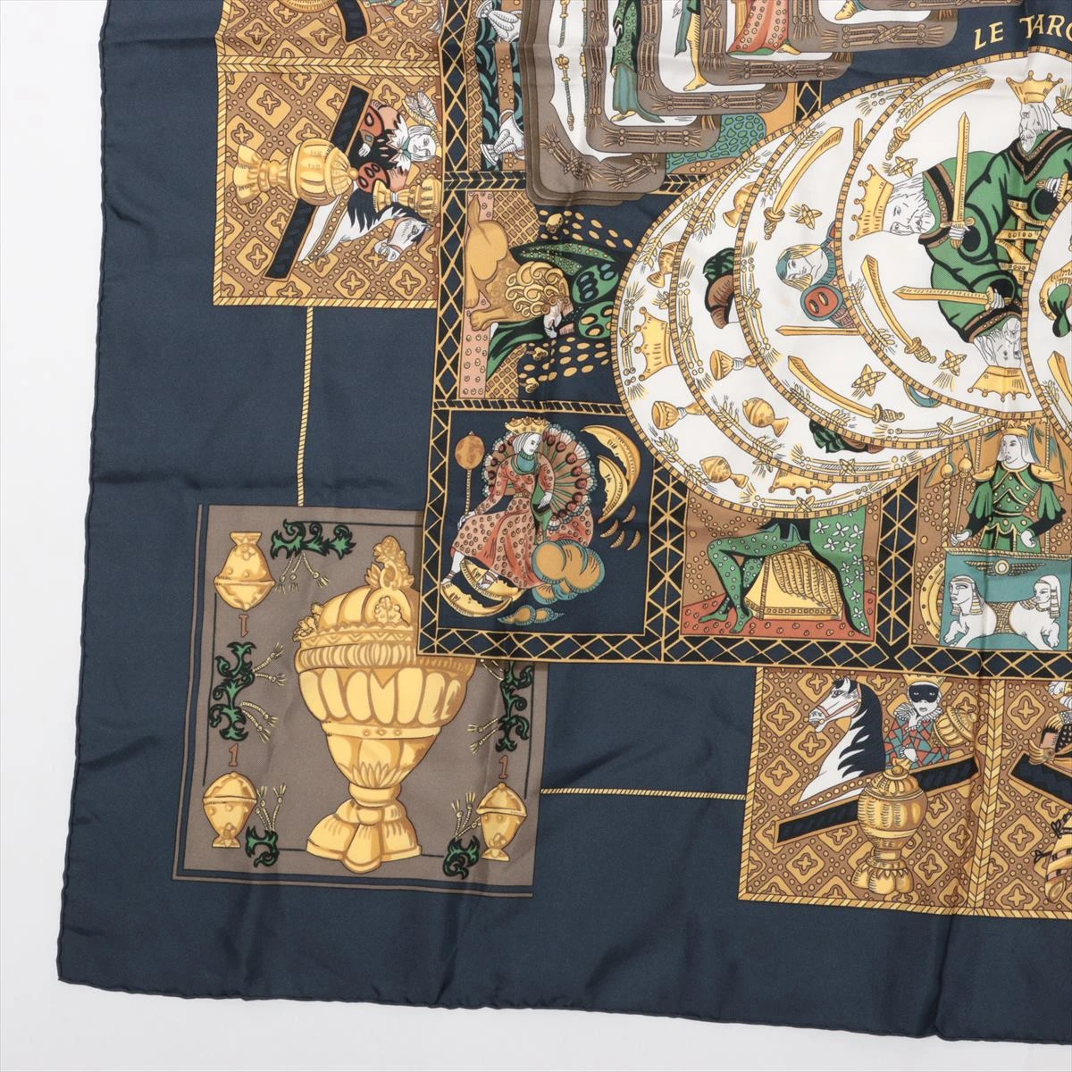 エルメス カレ90 LE TAROT タロットカード スカーフ シルク