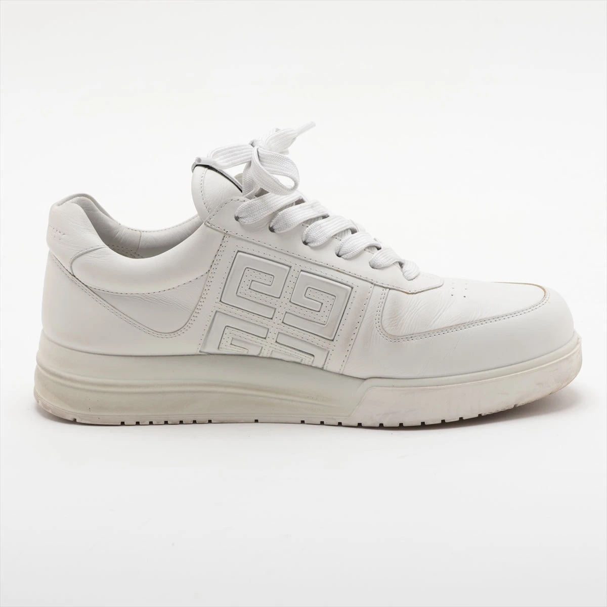 GIVENCHY レザー　スニーカー GIVENCHY(ジバンシィ)ブラックレザーベルクロ付きハイカット