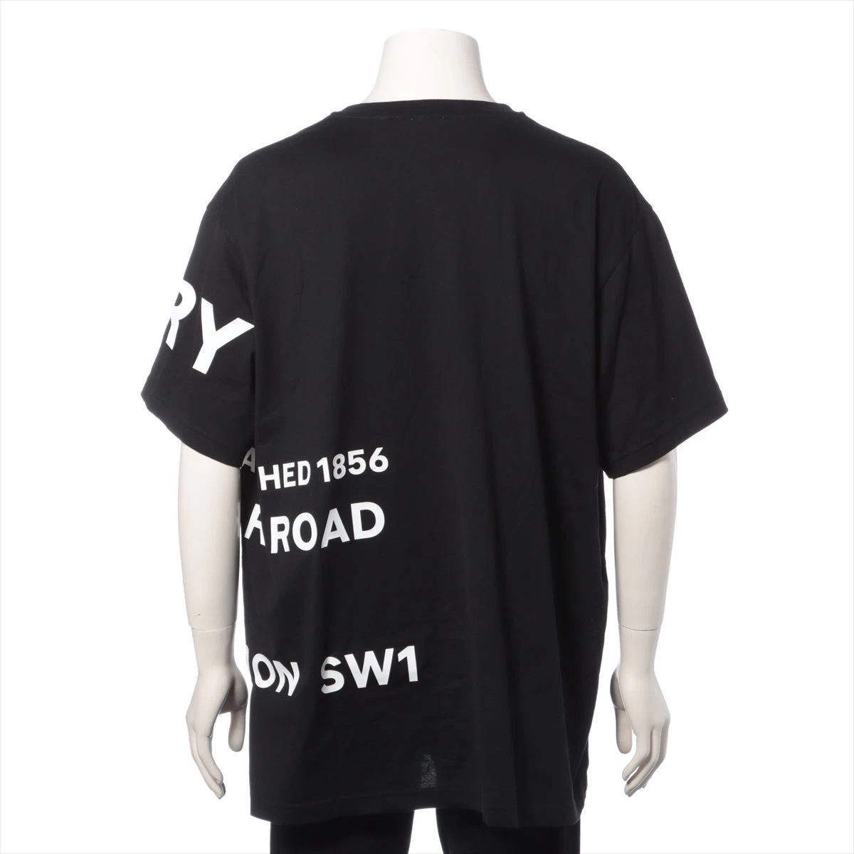 バーバリー ホースフェリー コットン Tシャツ XL メンズ ブラック