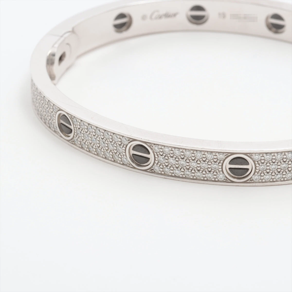 ラブブレスレット パヴェダイヤモンド[N6035016] LOVE BRACELET