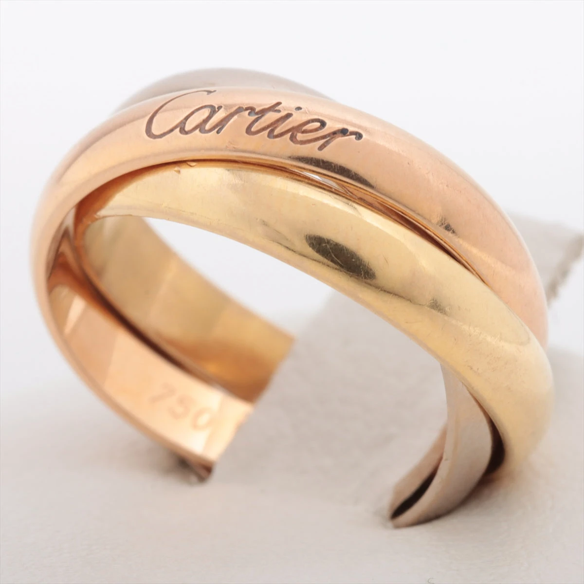 カルティエ トリニティ リング 750(YG×PG×WG) 8.1g 51 A2805550｜中古  