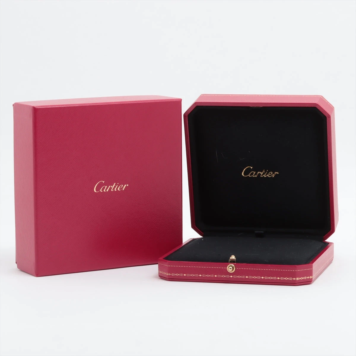 ☆ALLY様☆専用です　カルティエ カルティエ トリニティ ダイヤ ネックレス 750(YG×PG×WG) 2.2g