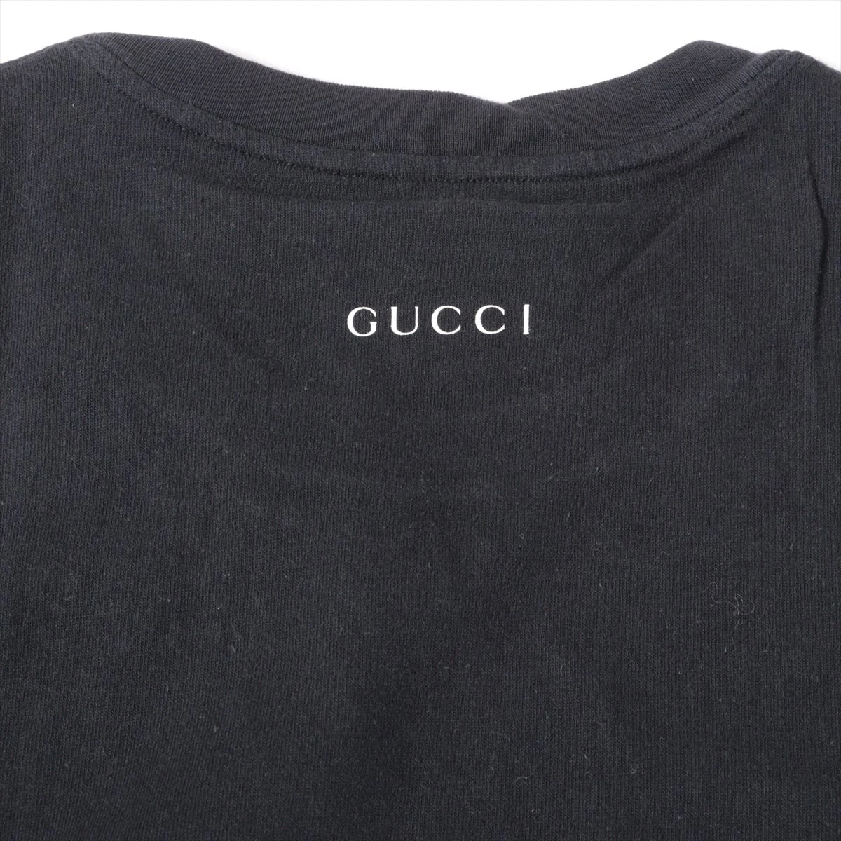 グッチ×ディズニー コットン Tシャツ L メンズ ブラック 548334 