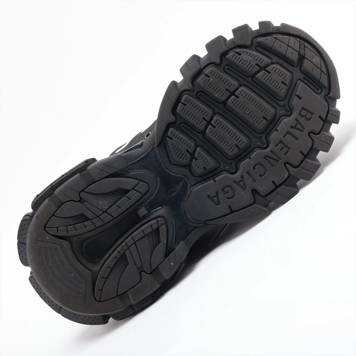 バレンシアガ トラックトレーナー メッシュ×レザー スニーカー 24.5cm