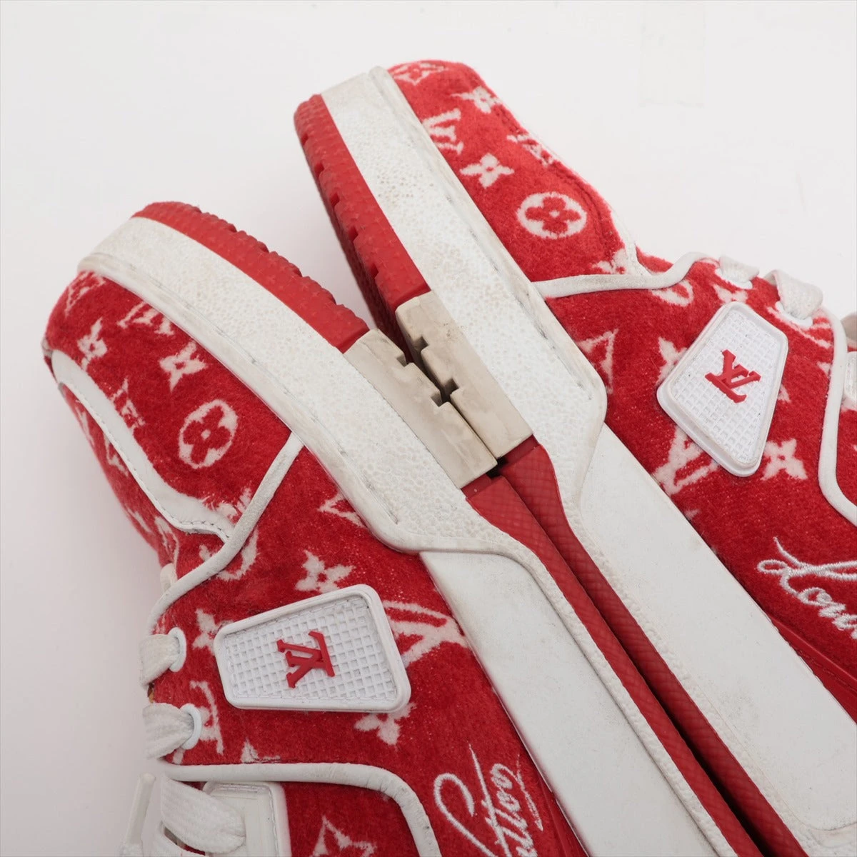 ヴィトン LVトレイナーライン 23年 レザー×ファブリック