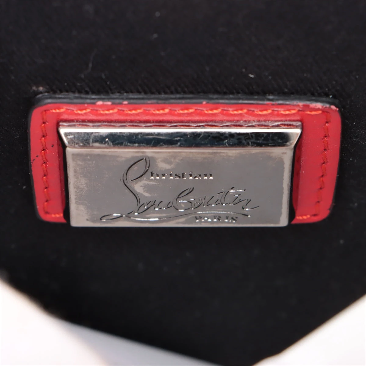 ✨極美品✨ルブタン ショルダーバッグ レザー スタッズ 多収納 黒 リポーター Christian Louboutin クリスチャンルブタン ショルダーバッグ