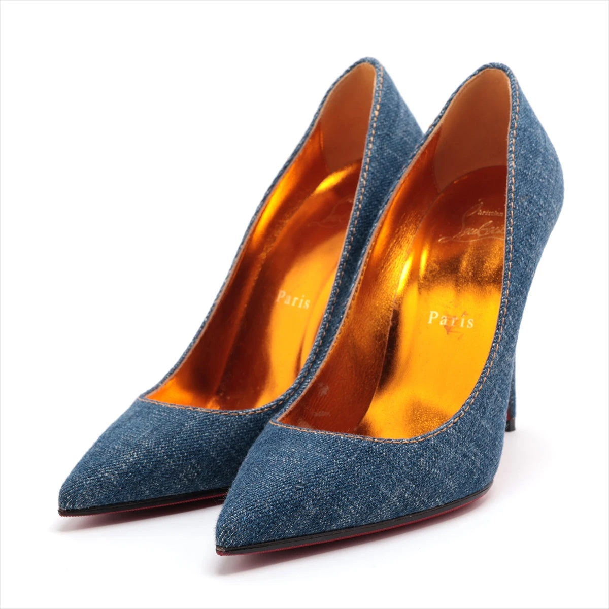 クリスチャンルブタン パンプス｜ブルー(青)｜中古ブランド品