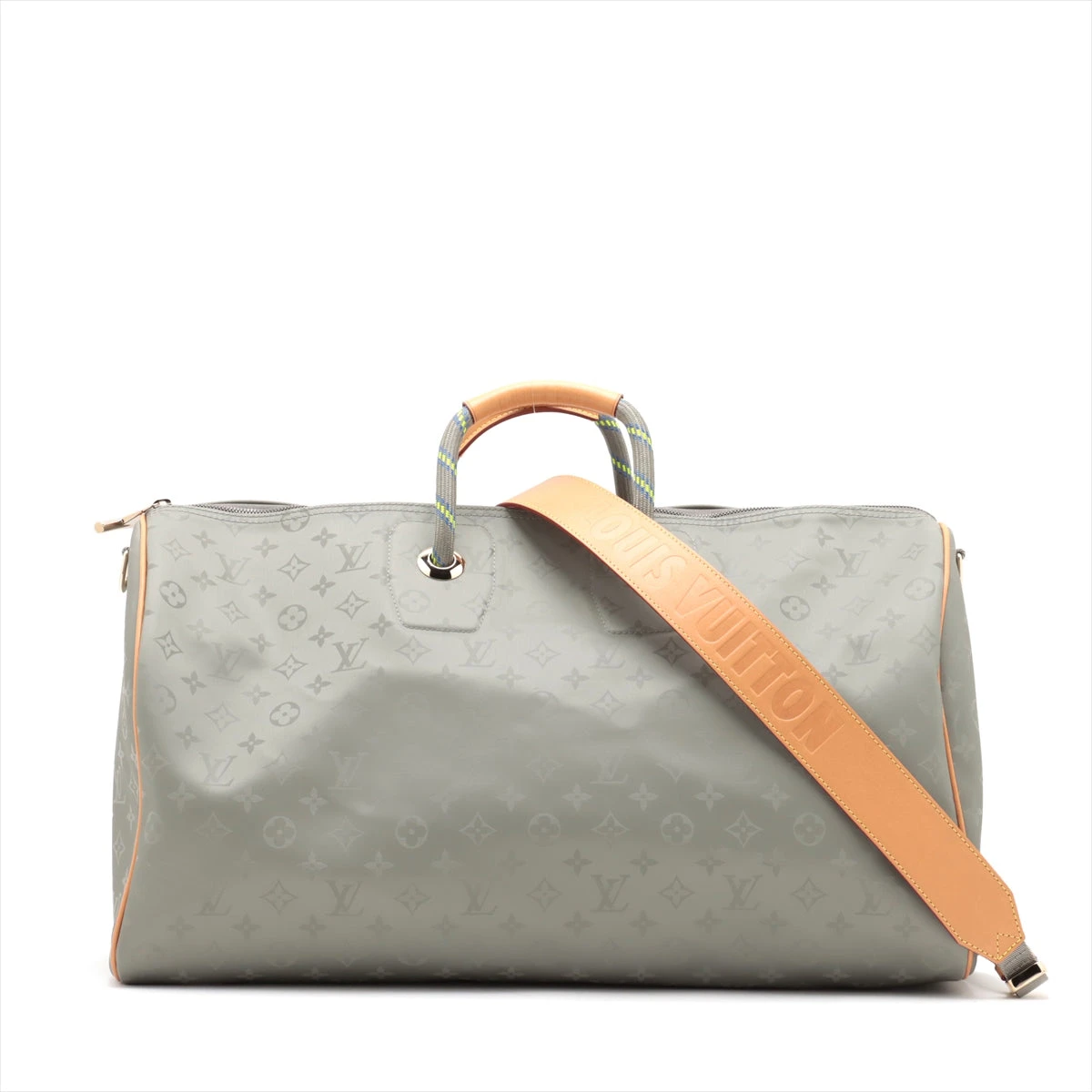 ヴィトン モノグラムチタニウム キーポル・バンドリエール50