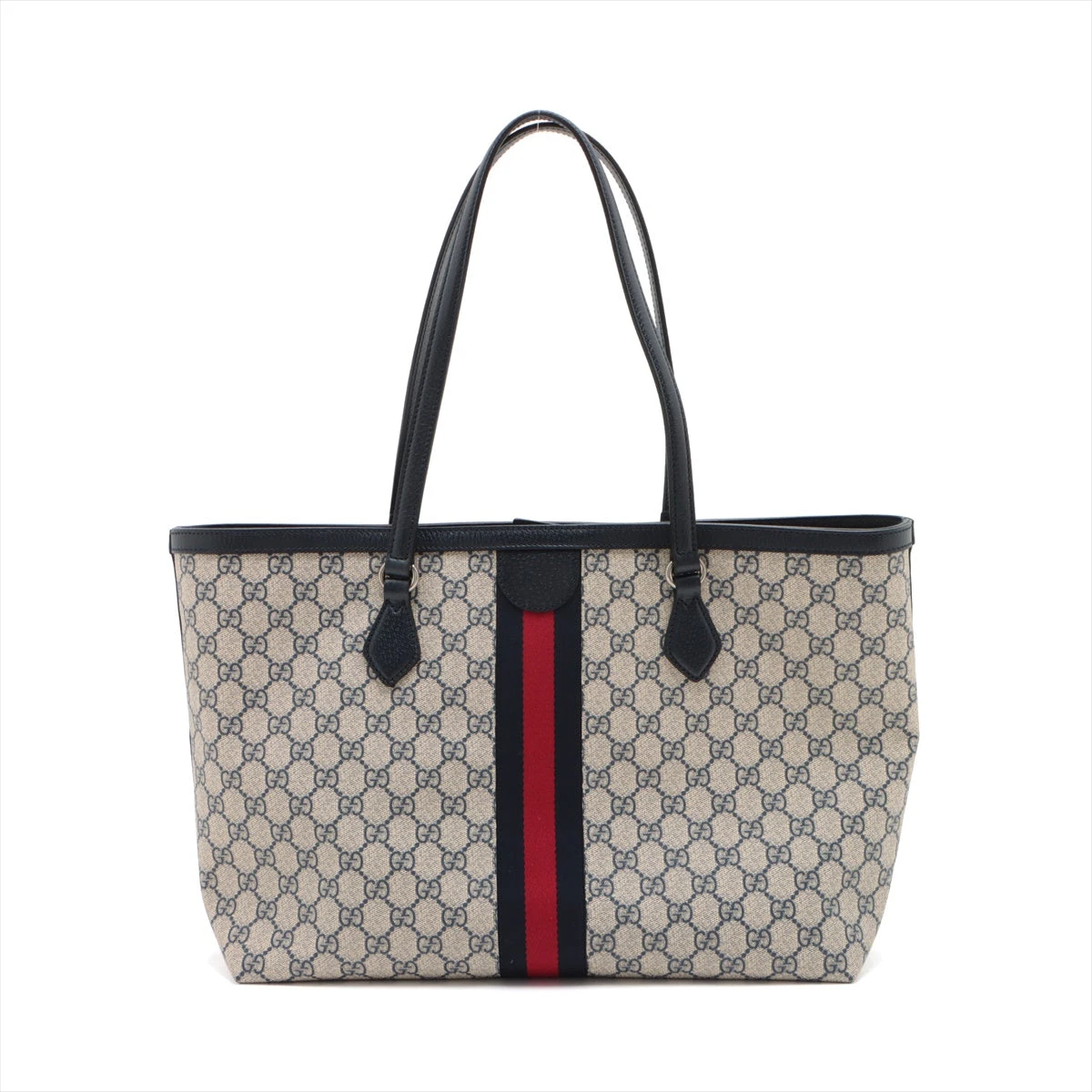 お買い得！！★グッチ★ OPHIDIAトートバッグ グッチ GGスプリーム オフィディア トートバッグ ネイビー