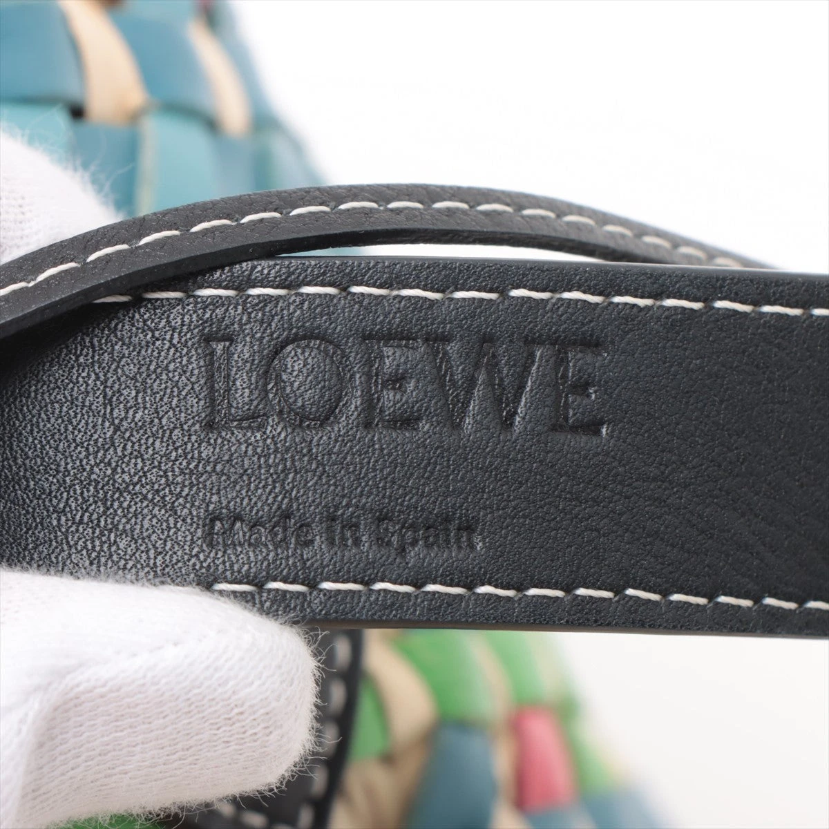 LOEWE パセオ ラージ ラフィア バスケットバッグ パセオ バスケットバッグ ラージ（ラフィア&ナパカーフ