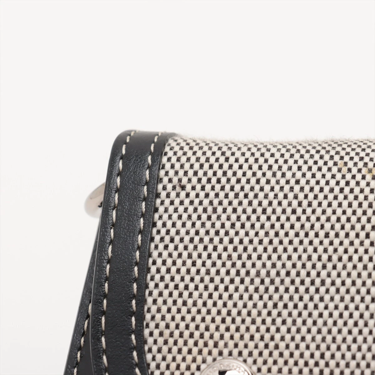 バーバリー ホースフェリー キャンバス×レザー ショルダーバッグ