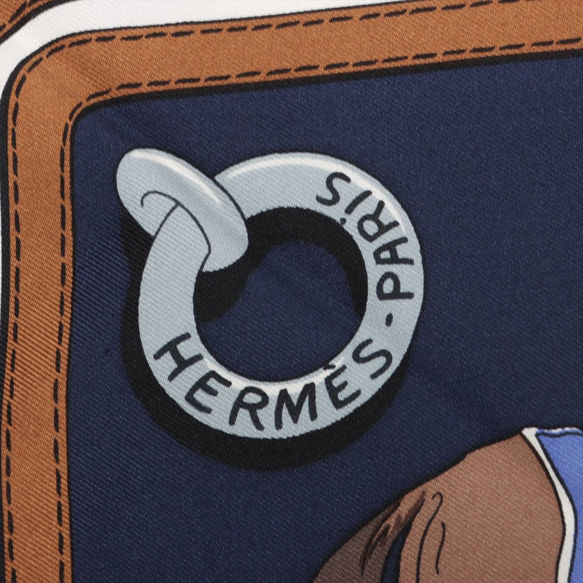 エルメス カレ90 ECURIES 厩舎 馬柄 シルク100％ スカーフ 美品 HERMES エルメス カレ90 ECURIES 厩舎 馬柄 スカーフ