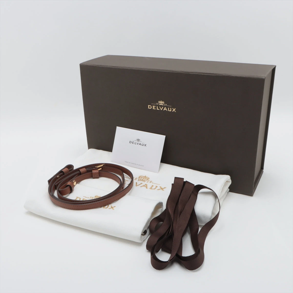 デルボー DELVAUX タンペート PM ライトブラウン レザー 2WAY