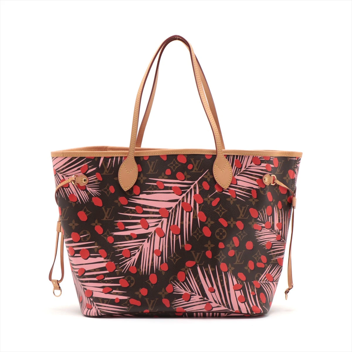 モノグラム ネヴァーフル MM トートバ LOUIS VUITTON ネヴァーフル MM トートバッグ ブラック ゴールド