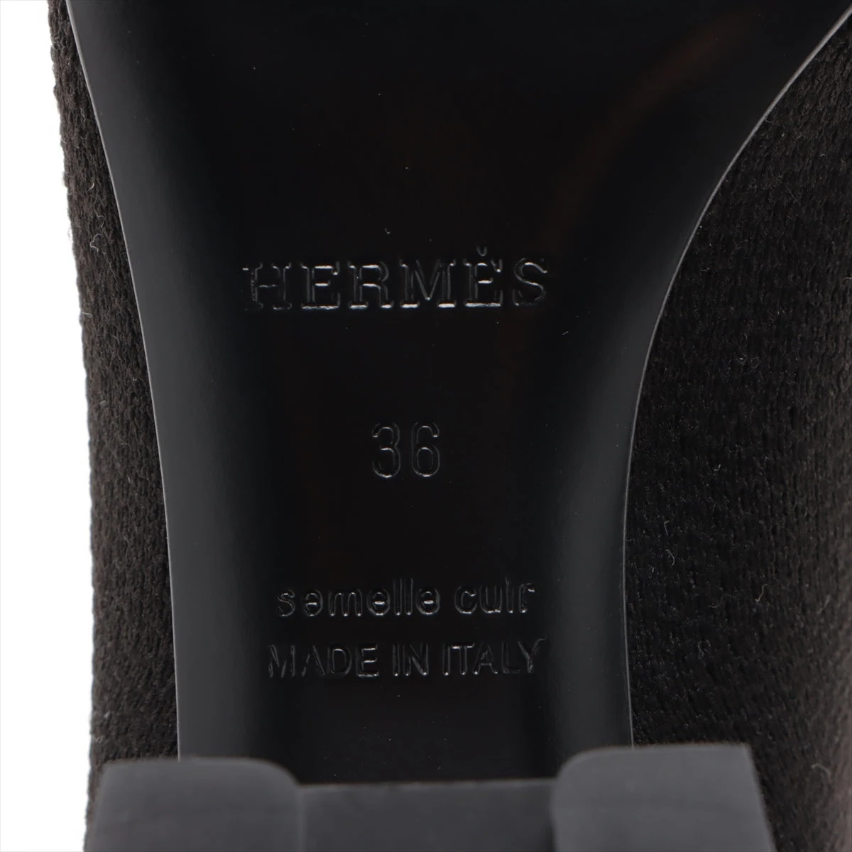 HERMES エルメスブーツ フォンテーヌ ロングブーツ 36 ニット エルメス フォンテーヌ ニット ロングブーツ EU37 レディース