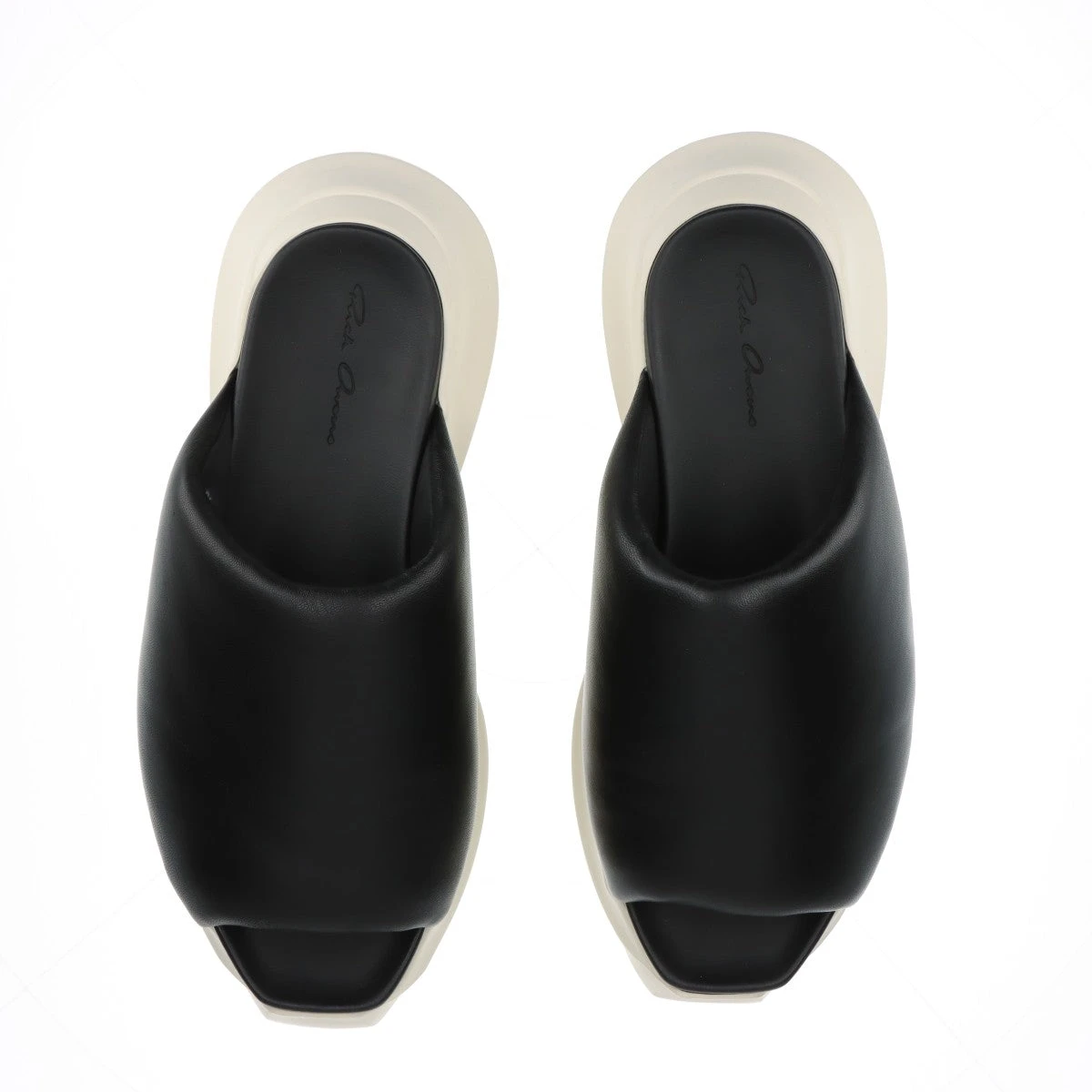 Rick Owens Women's Geth Puffer Slide Sneakers in Black Rick