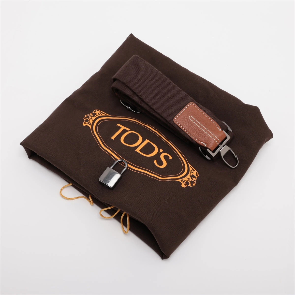 ✨美品✨TOD'S トッズ レザー ショルダーバッグ ボストン型 ダークブラウン TOD'S - トッズ ブラウン レザー バッグ ショルダーバッグ