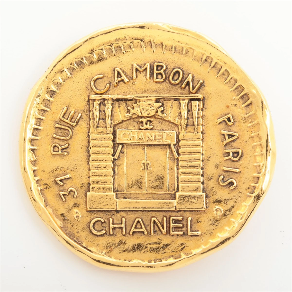 CHANEL 31 RUE CAMBON シャネル 1131 ゴールド ブローチ CHANEL シャネル ひし形 31 RUE CAMBON カンボン ココマーク