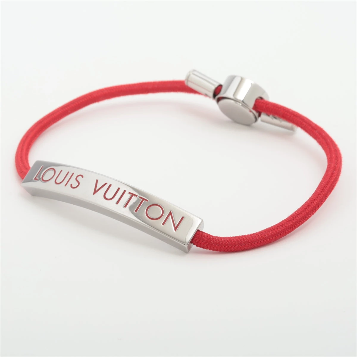 ヴィトン M00274 ブラスレLVスペース ブレスレット GP レッド×シルバー