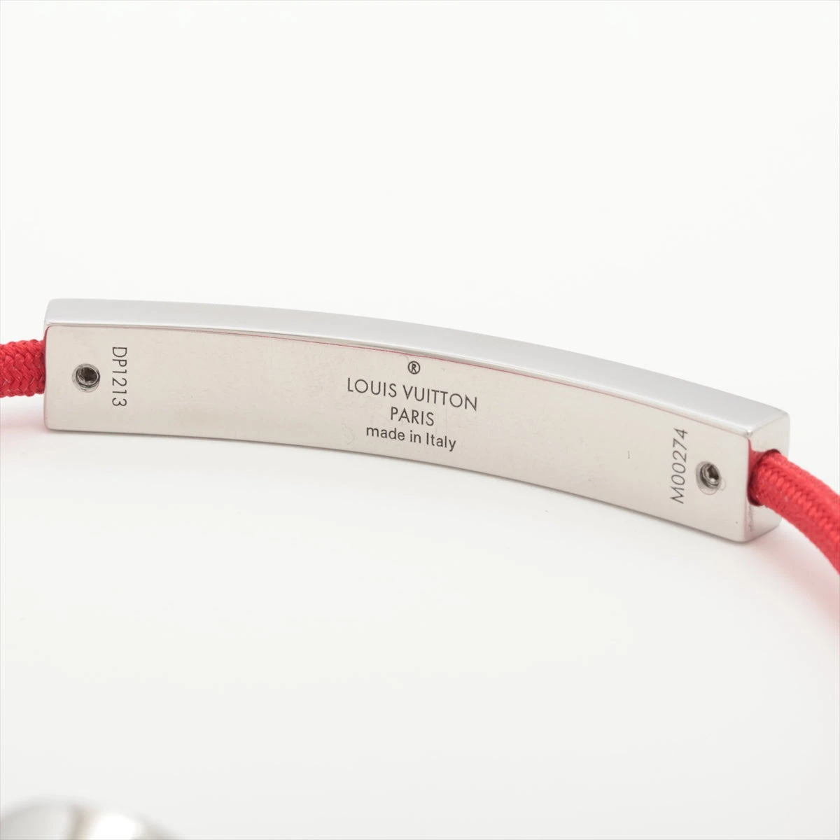 ヴィトン M00274 ブラスレLVスペース ブレスレット GP レッド×シルバー