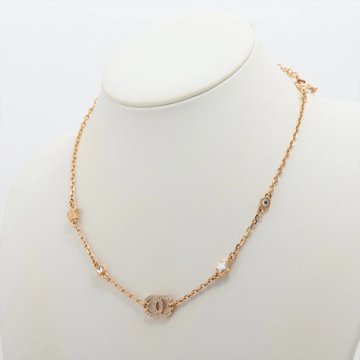 CHANEL - シャネル B24C ココマーク ラインストーン Fパール