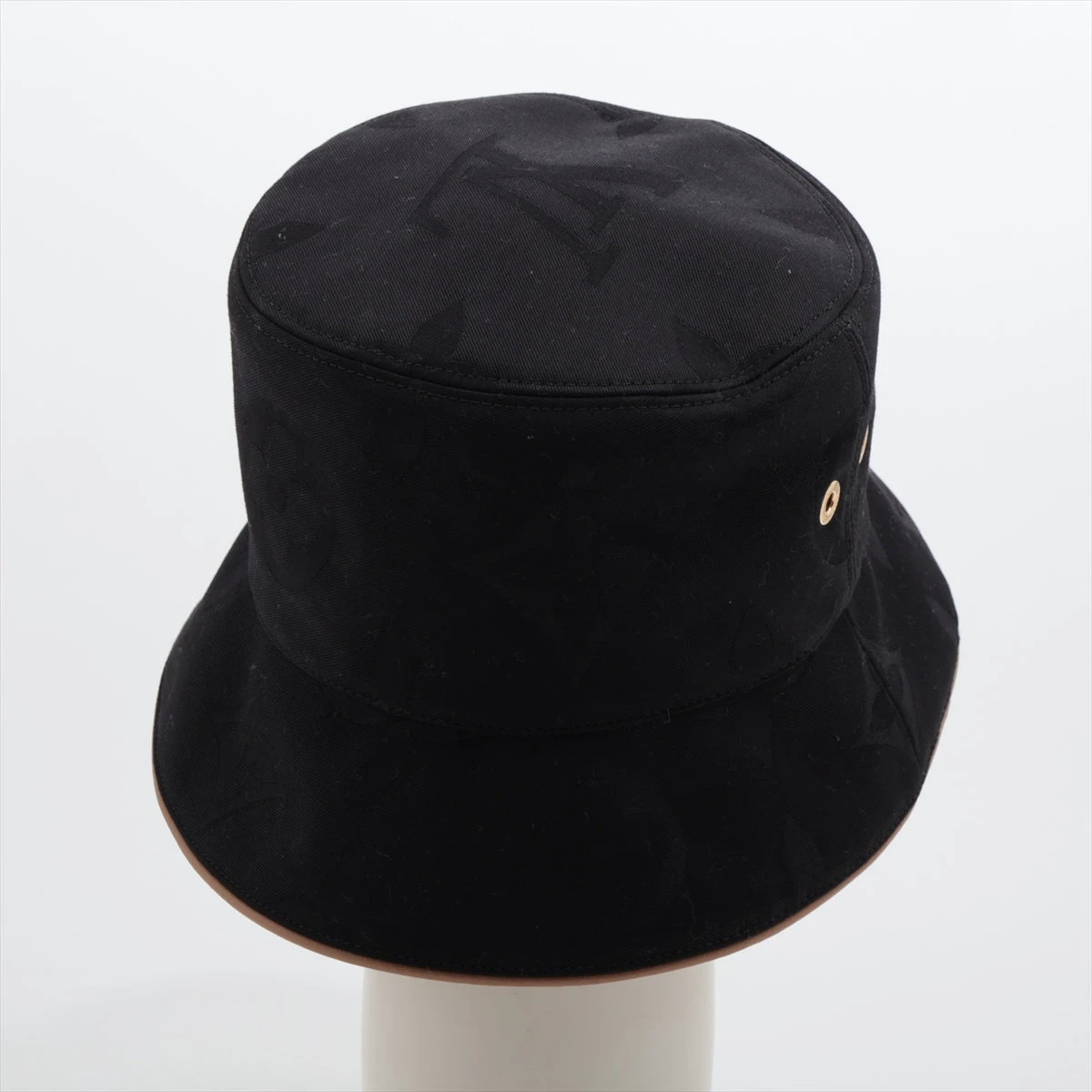 ヴィトン M7164M バケットハット MV1213 ハット コットン ブラック