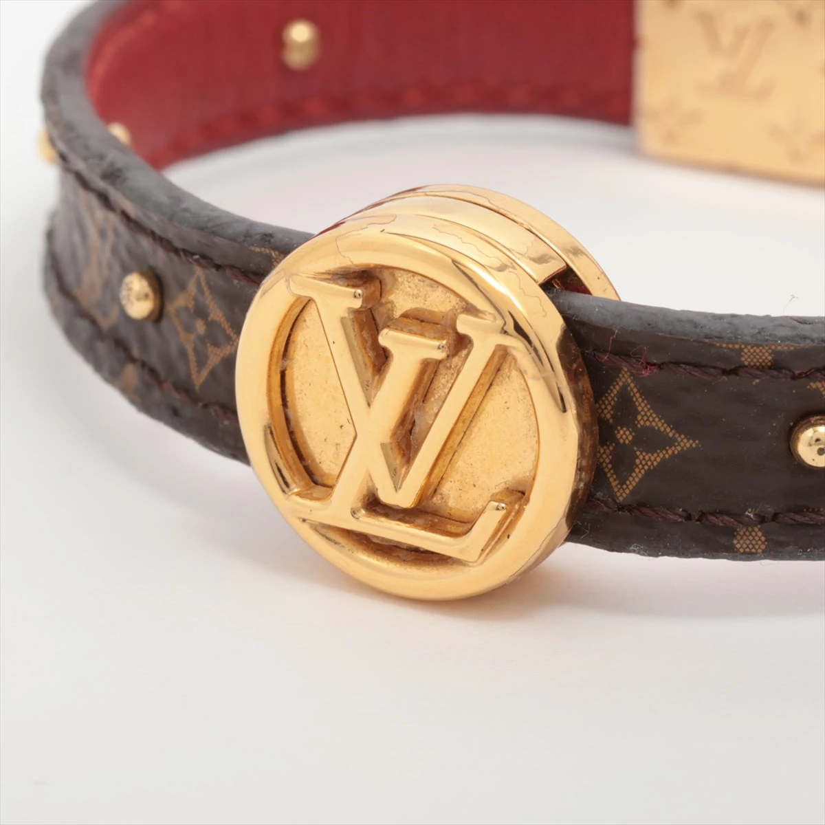 ルイヴィトンM6268EモノグラムLVサークルリバーシブルブレスレット 楽天市場】【中古】 LOUIS VUITTON ルイヴィトン ブレスレット