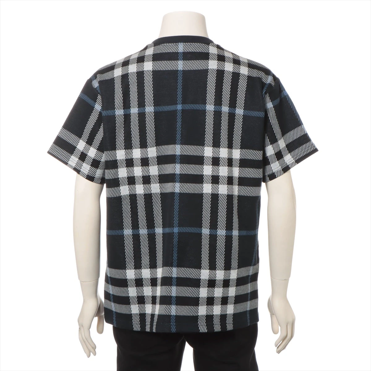 美品 バーバリー　3168 ノバチェック　半袖Tシャツ ホースロゴ刺繍　伸縮性◎ BURBERRY - 美品 バーバリー 3168 ノバチェック 半袖Tシャツ
