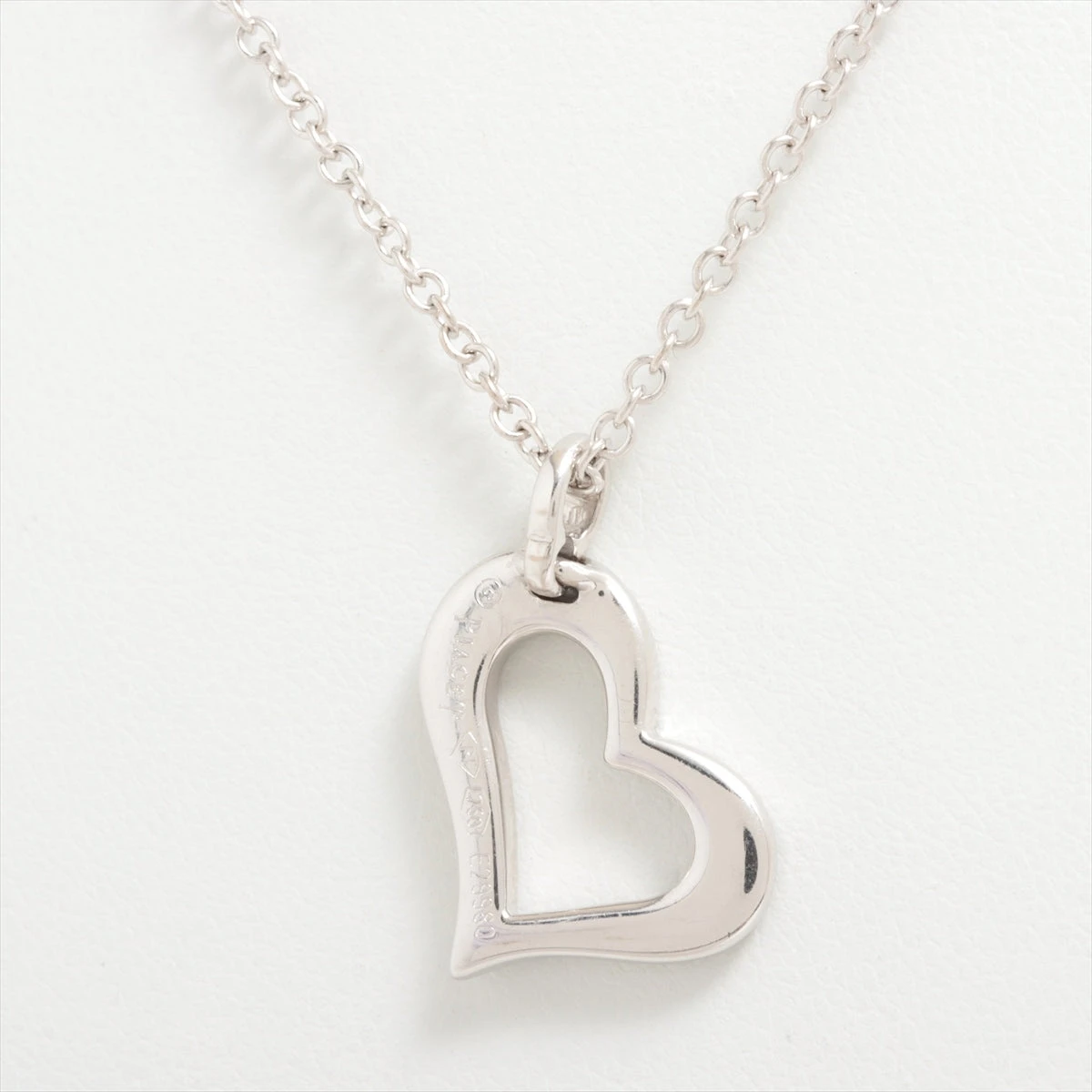 ピアジェ ハート ダイヤ ネックレス 750(WG) 8.3g A2785624｜中古