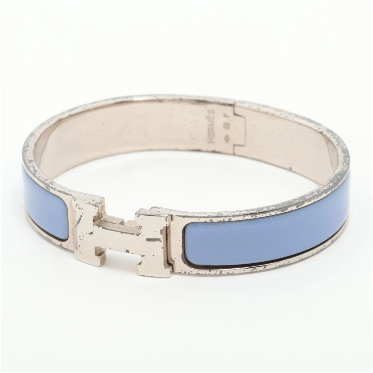 HERMES クリックH シルバー パープル バングル 【公式通販】