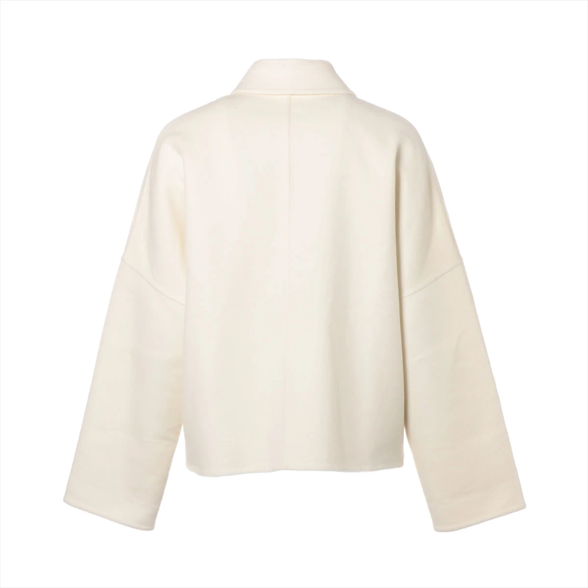 エルメス 23AW カシミヤ ピーコート 36 レディース ホワイト