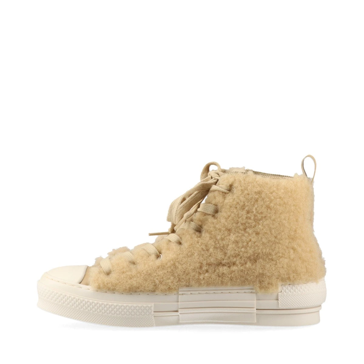 ディオール×ERL ボア ハイカットスニーカー EU37 レディース ベージュ