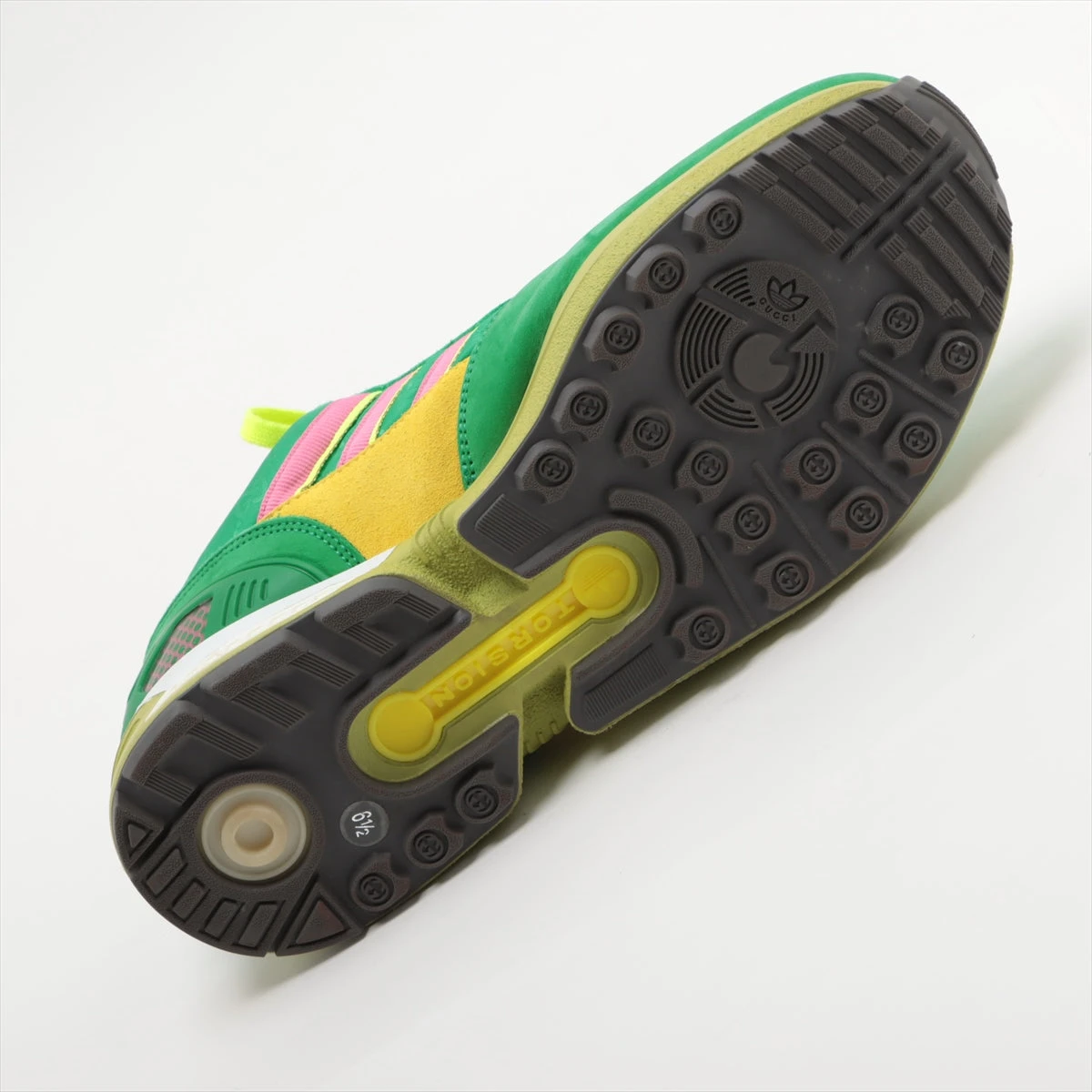 グッチ×アディダス ZX8000 23SS スエード×キャンバス スニーカー